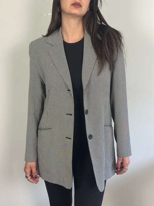 Vintage Plaid Blazer