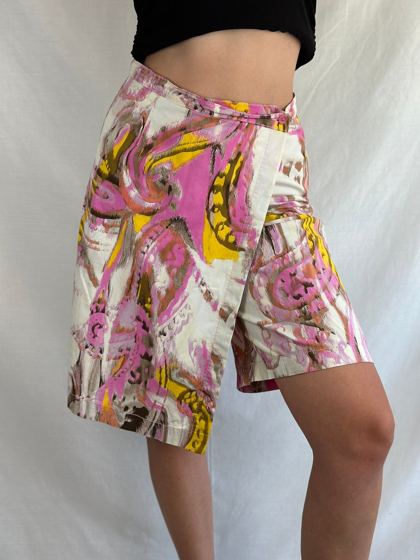 Vintage Patterned Skorts