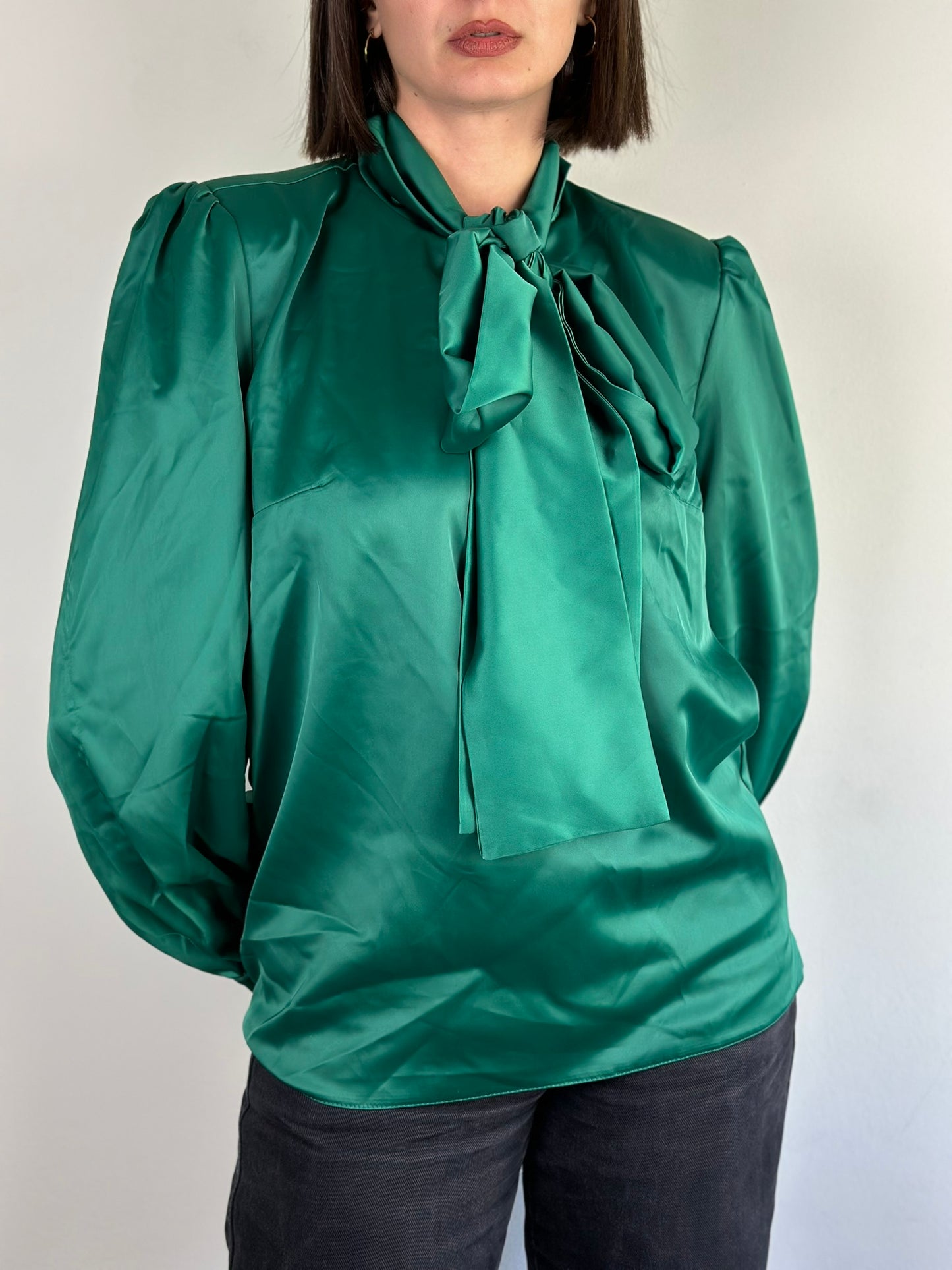 Festive Satin Blouse