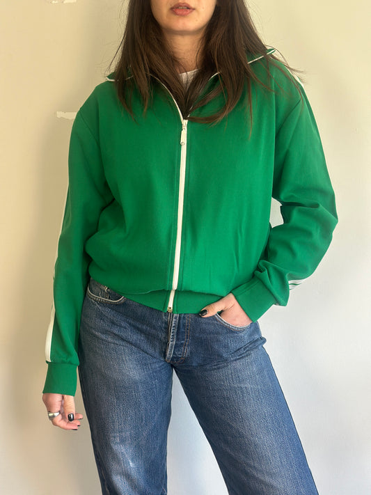 Vintage Athletic Cardigan with zipper