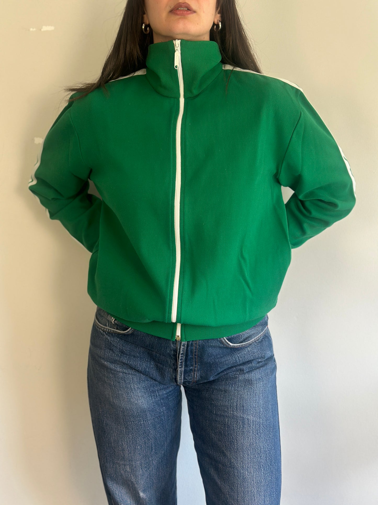 Vintage Athletic Cardigan with zipper