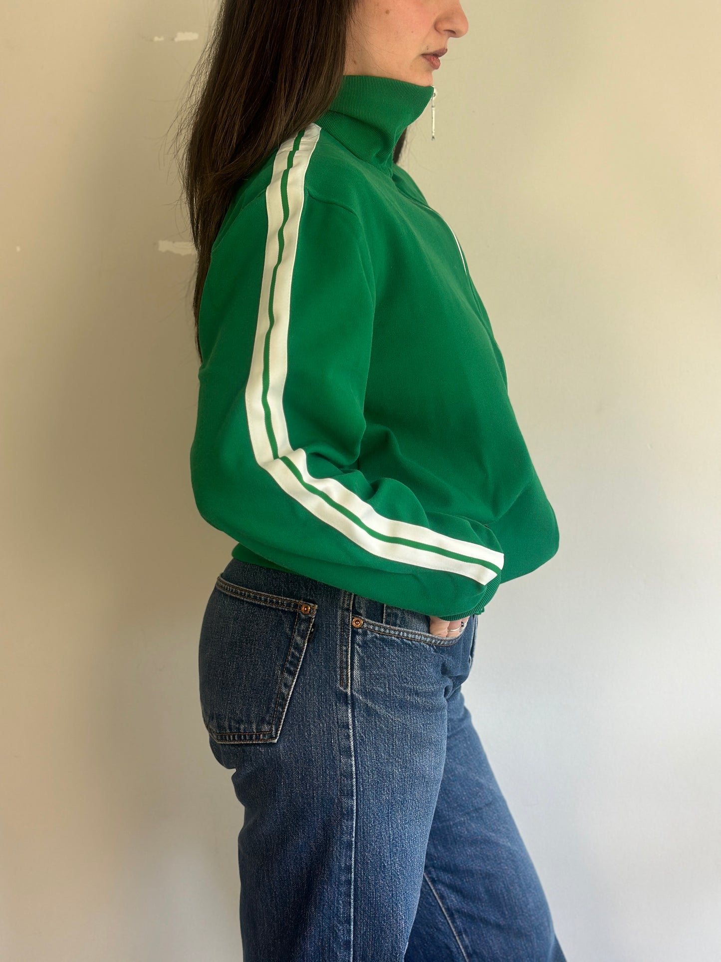 Vintage Athletic Cardigan with zipper