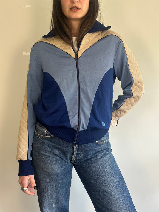 Vintage Athletic Cardigan with zipper