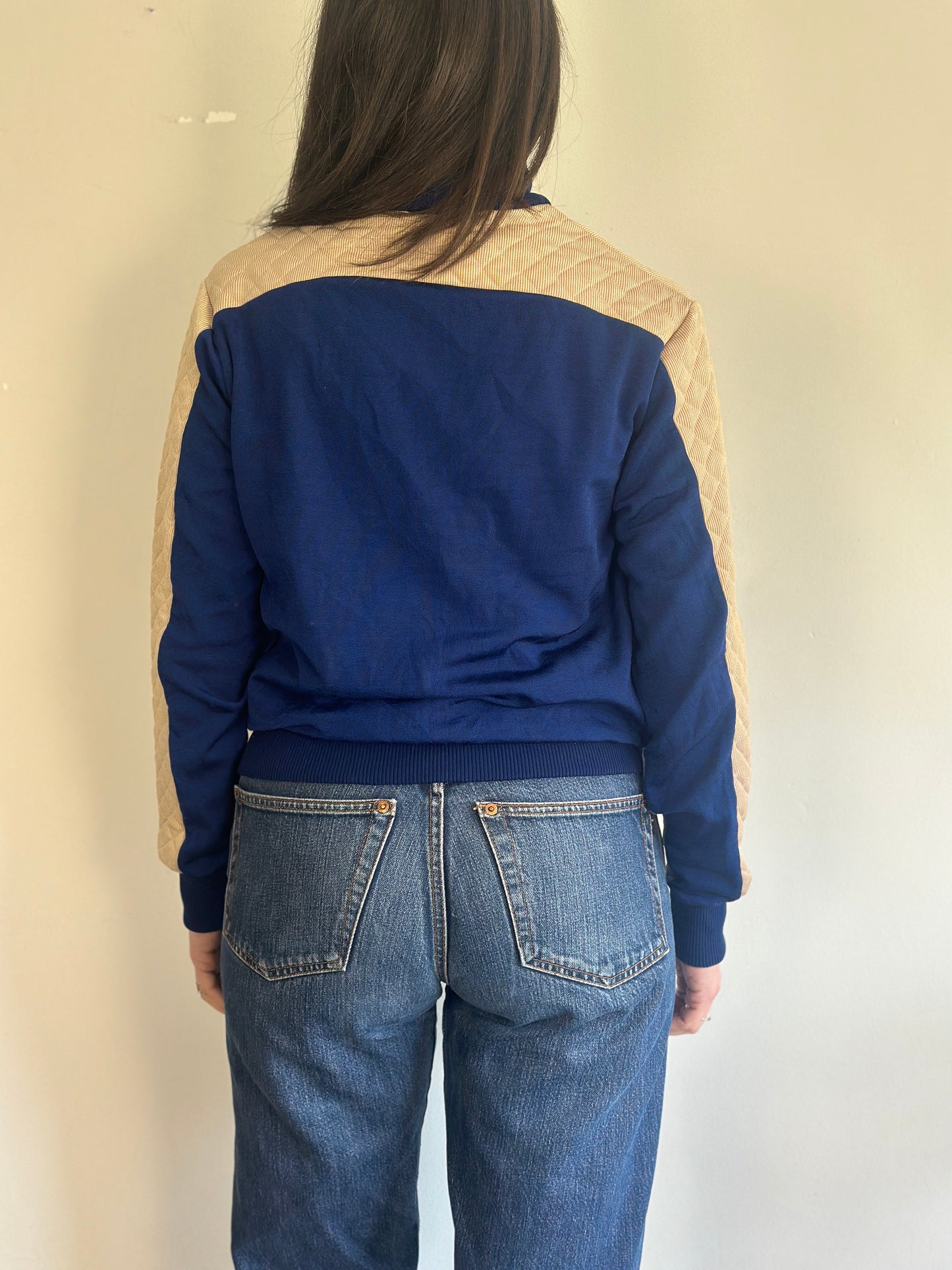 Vintage Athletic Cardigan with zipper