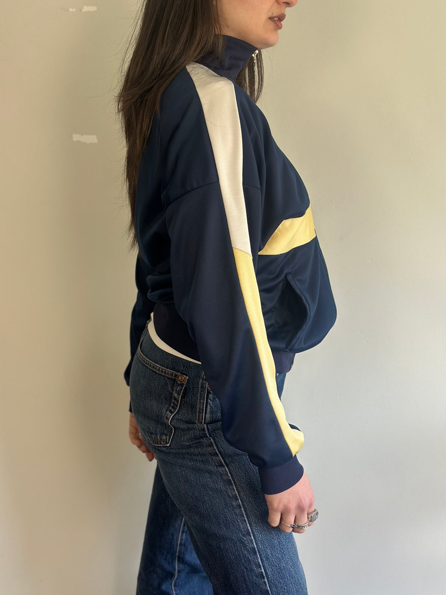 Vintage Athletic Cardigan with zipper