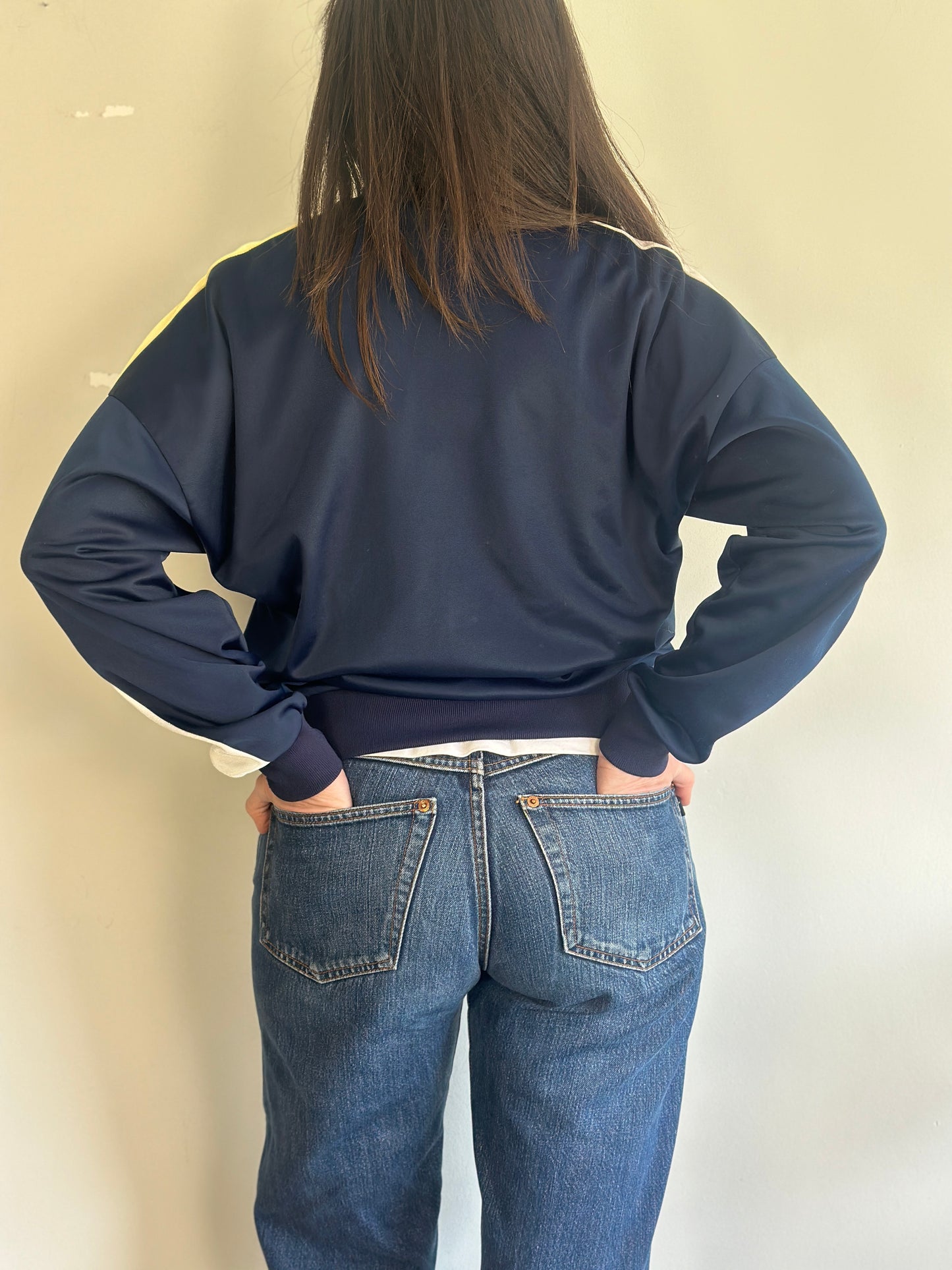Vintage Athletic Cardigan with zipper