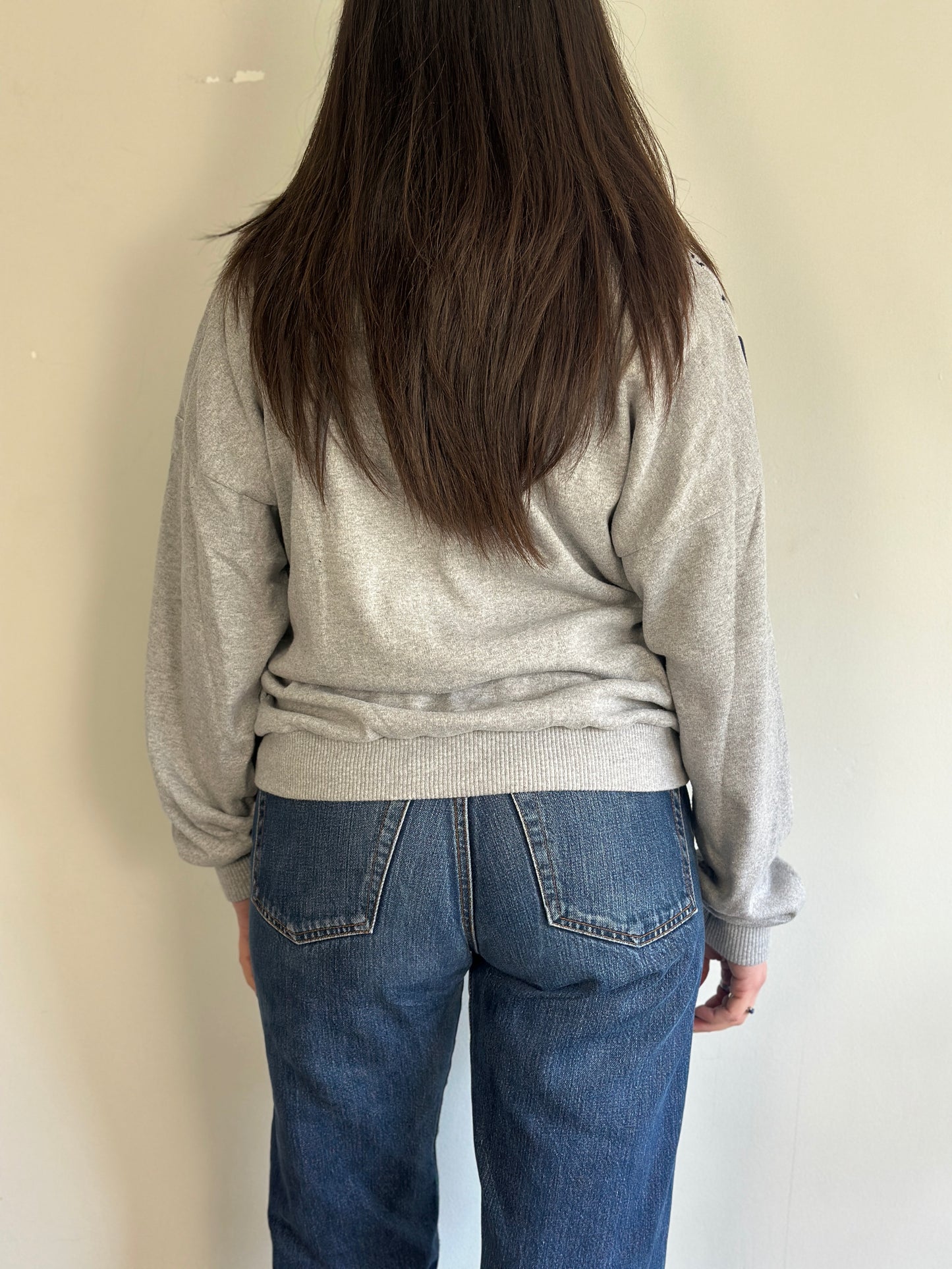 Vintage Athletic Cardigan with zipper
