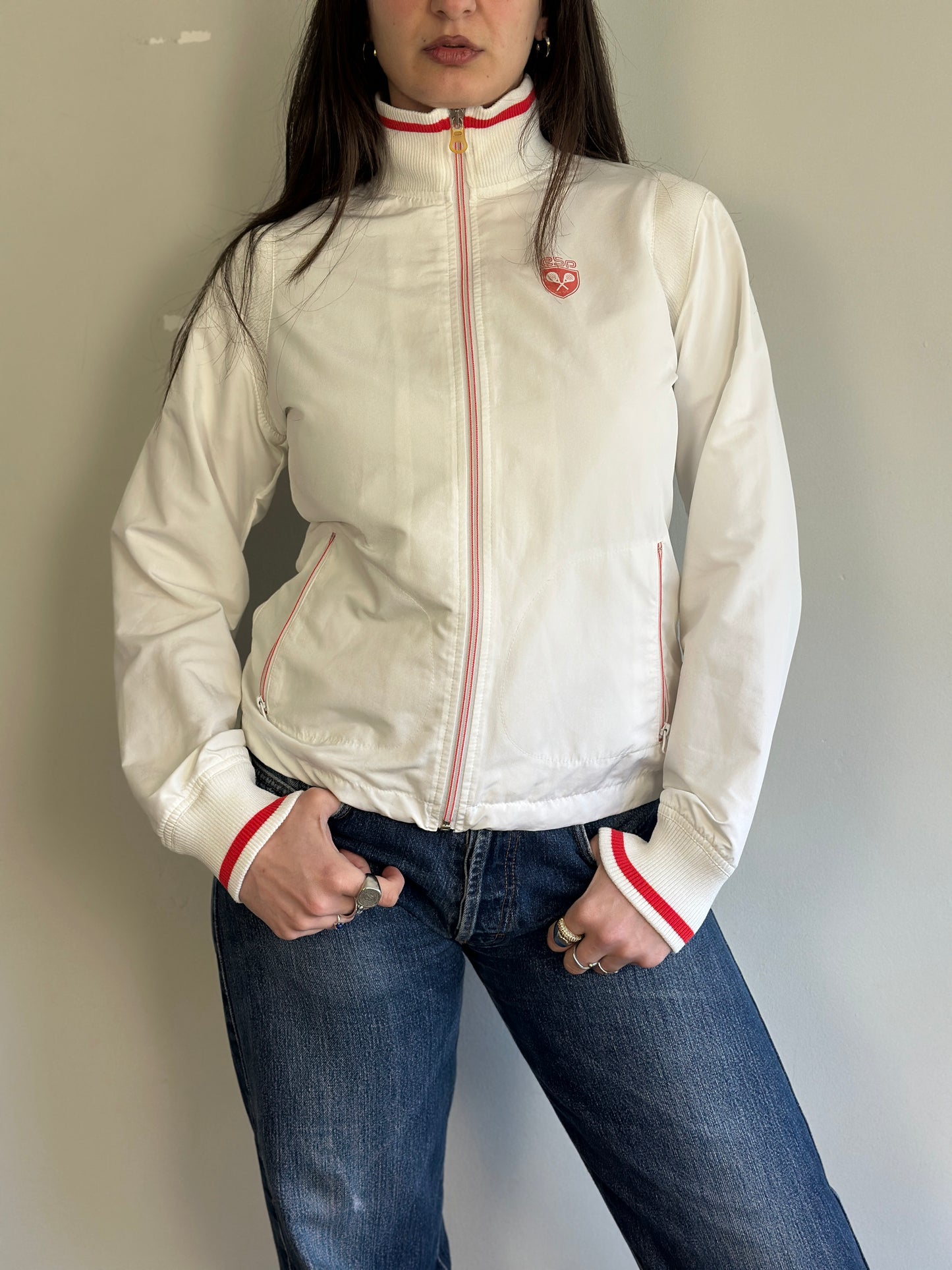Vintage Athletic Cardigan with zipper