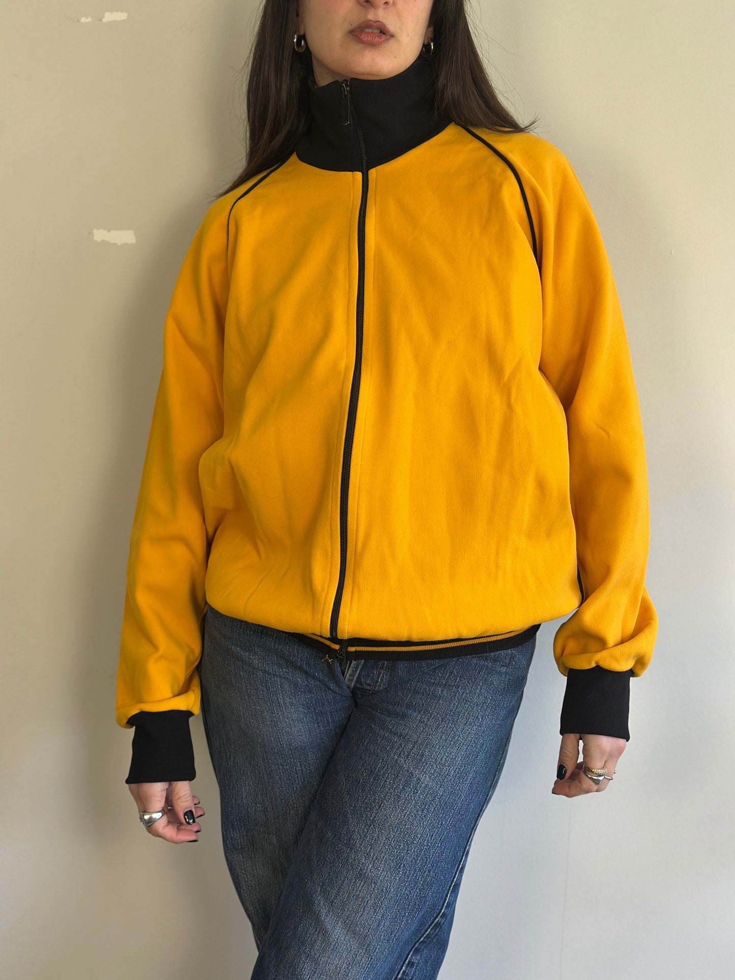 Vintage Athletic Cardigan with zipper