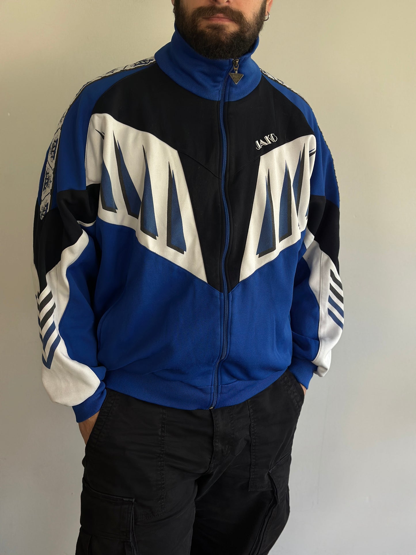 Vintage Athletic Cardigan with zipper