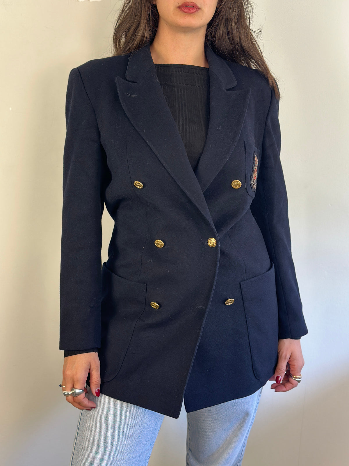 Vintage Wool And Cashmere Blazer