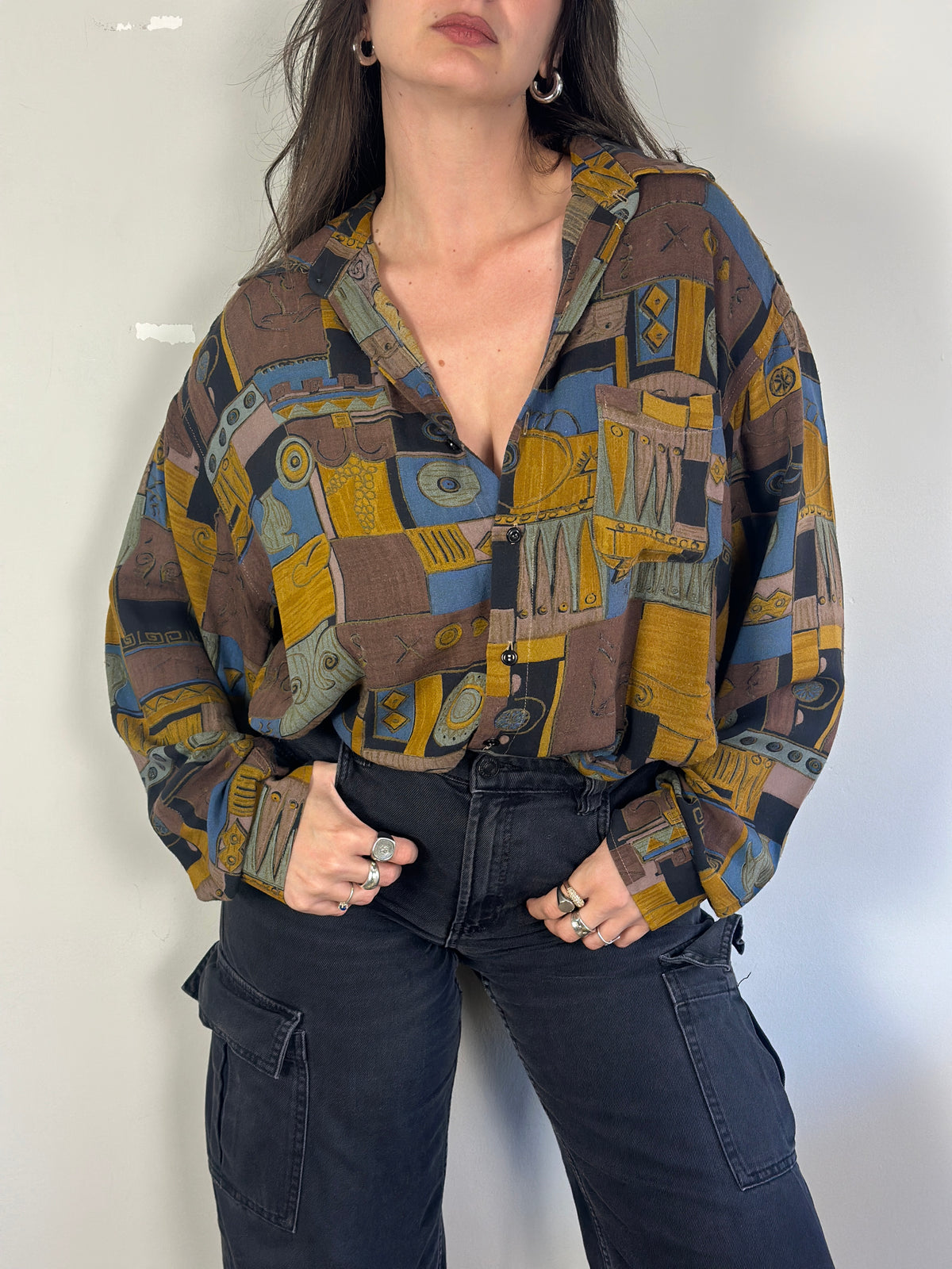 Vintage Patterned Shirt