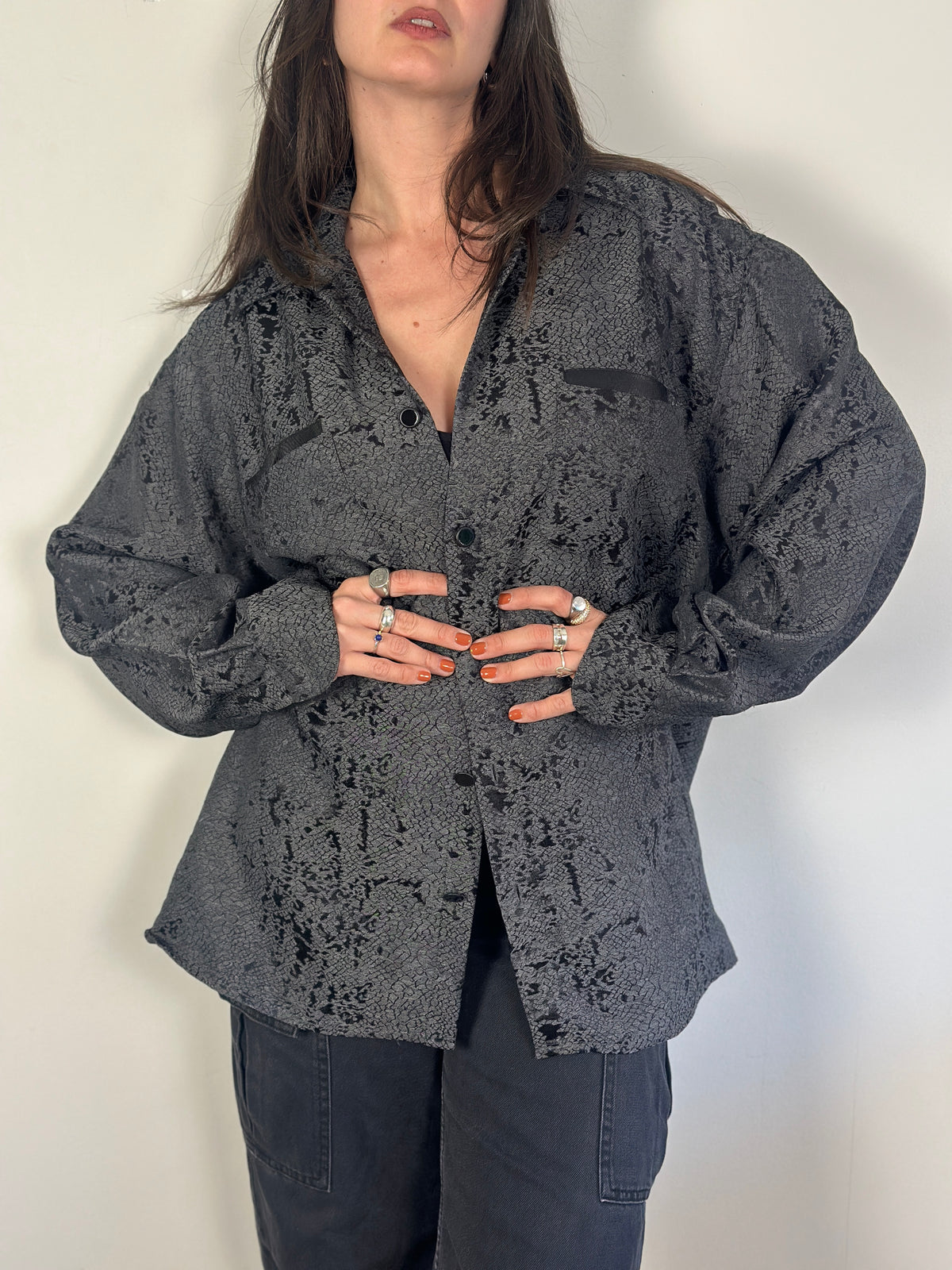 Vintage Snakeprint Shirt