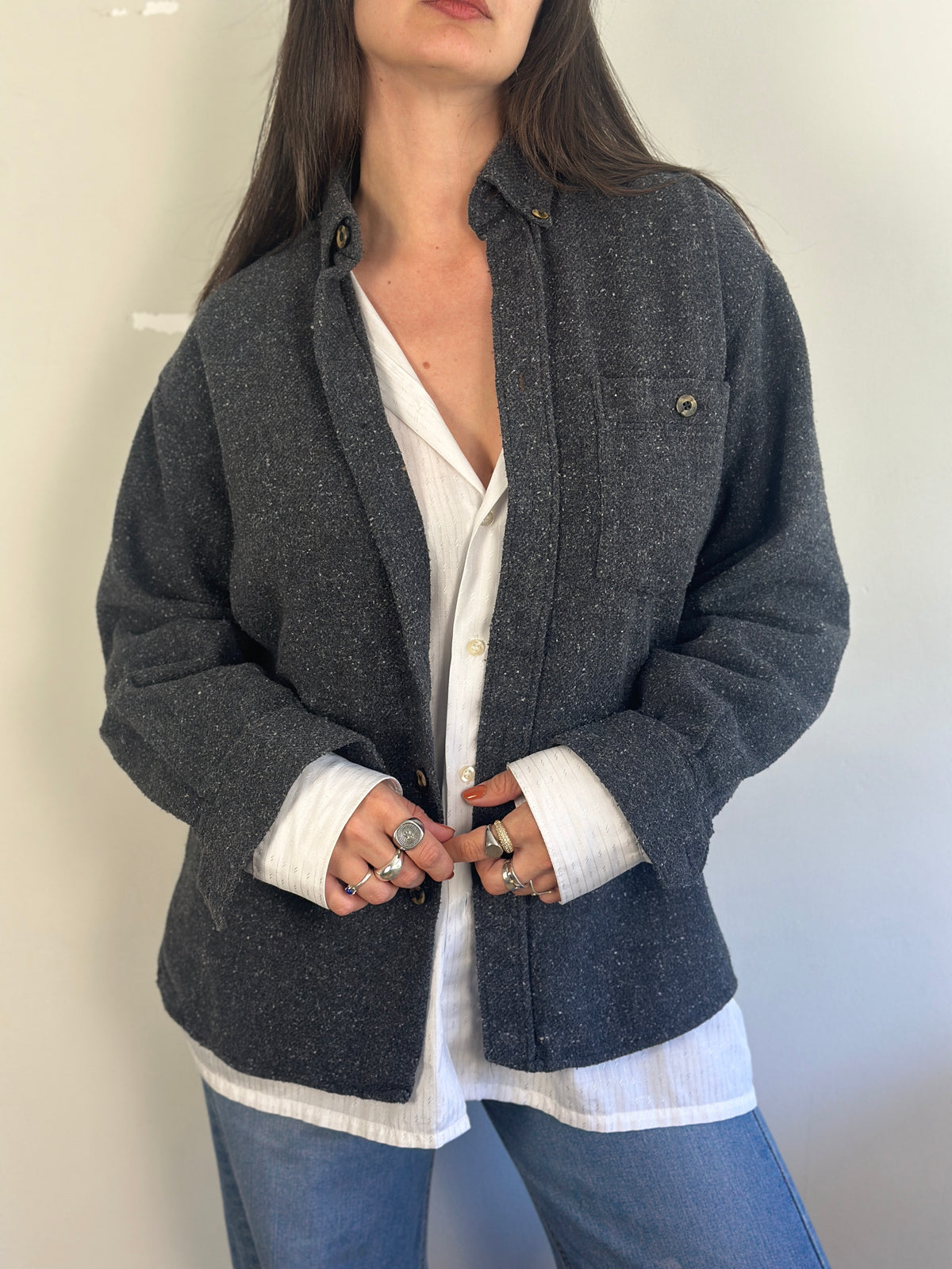 Vintage Grey Overshirt