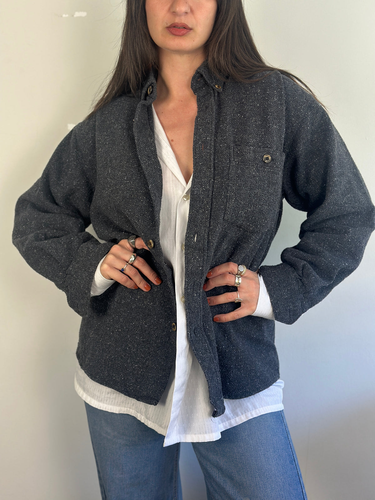 Vintage Grey Overshirt