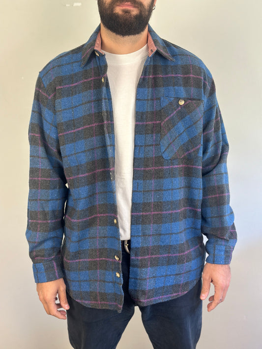 Vintage Flannel Plaid Shirt