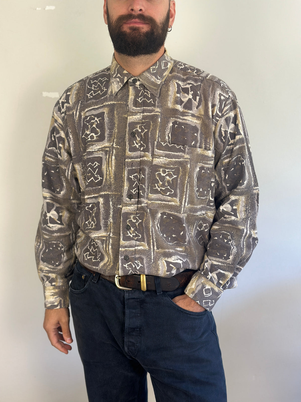 Vintage Patterned Shirt