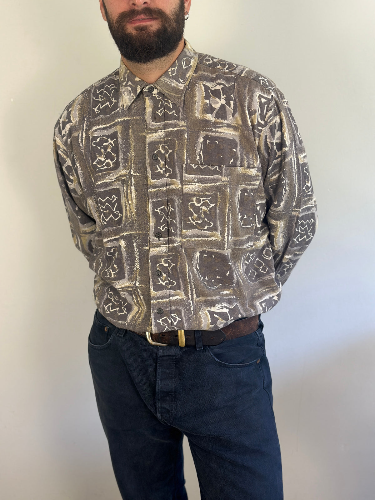 Vintage Patterned Shirt
