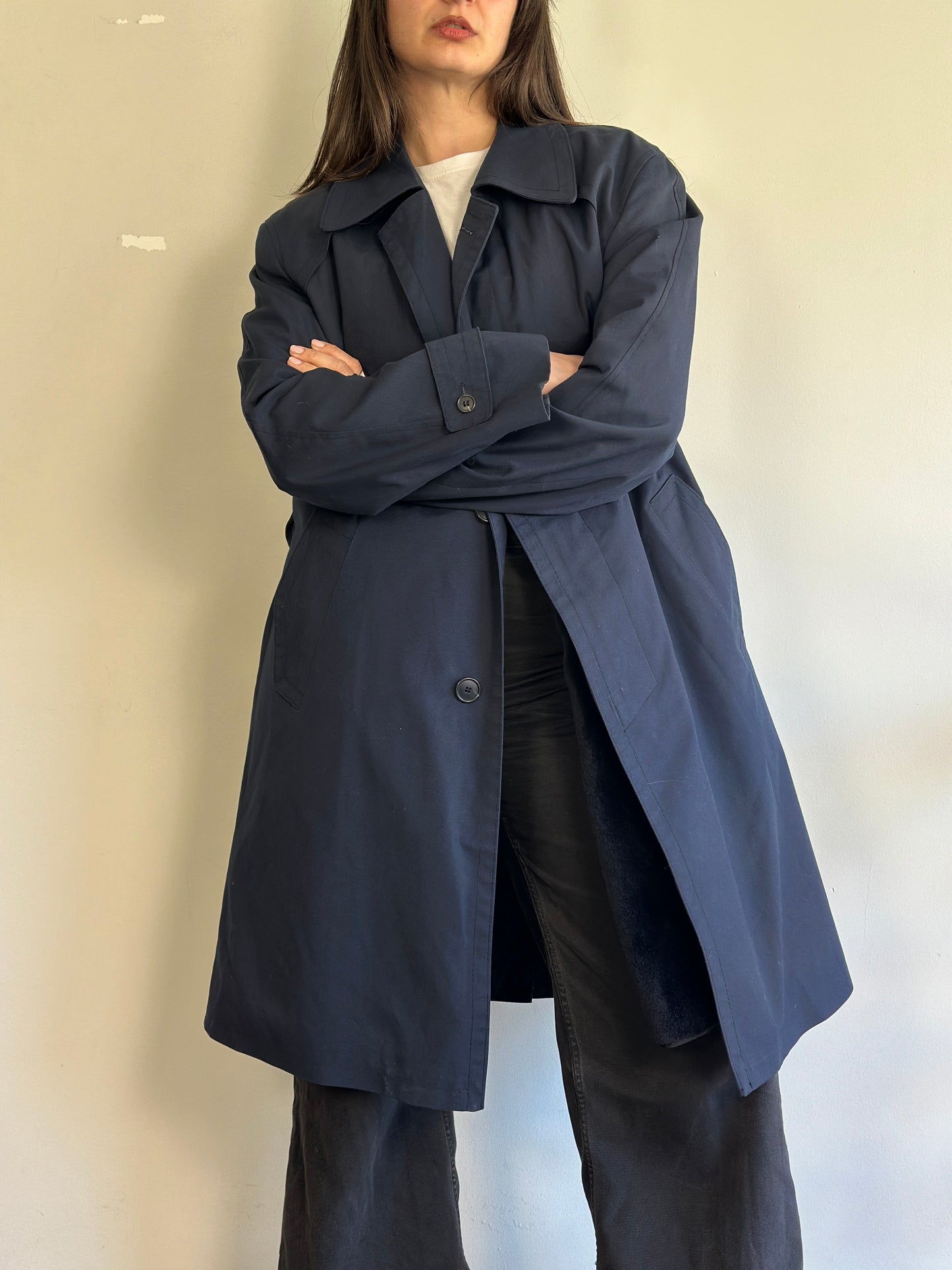 Vintage Belted Trench Coat