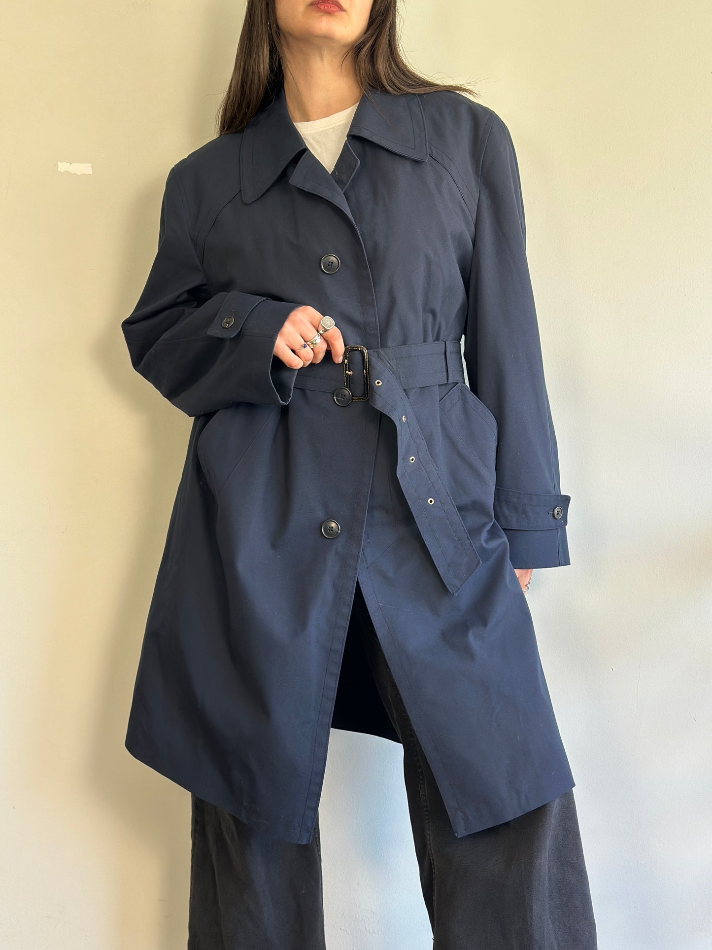 Vintage Belted Trench Coat
