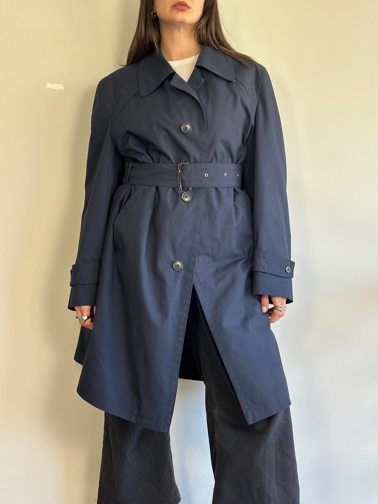 Vintage Belted Trench Coat