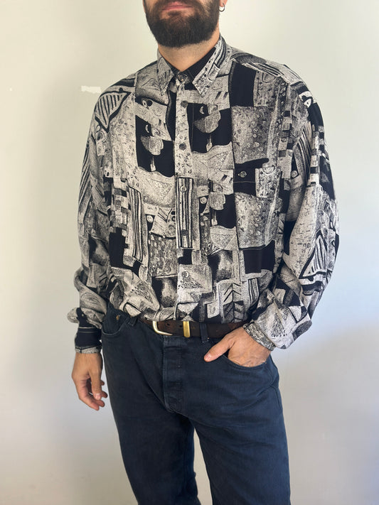Vintage Patterned Shirt