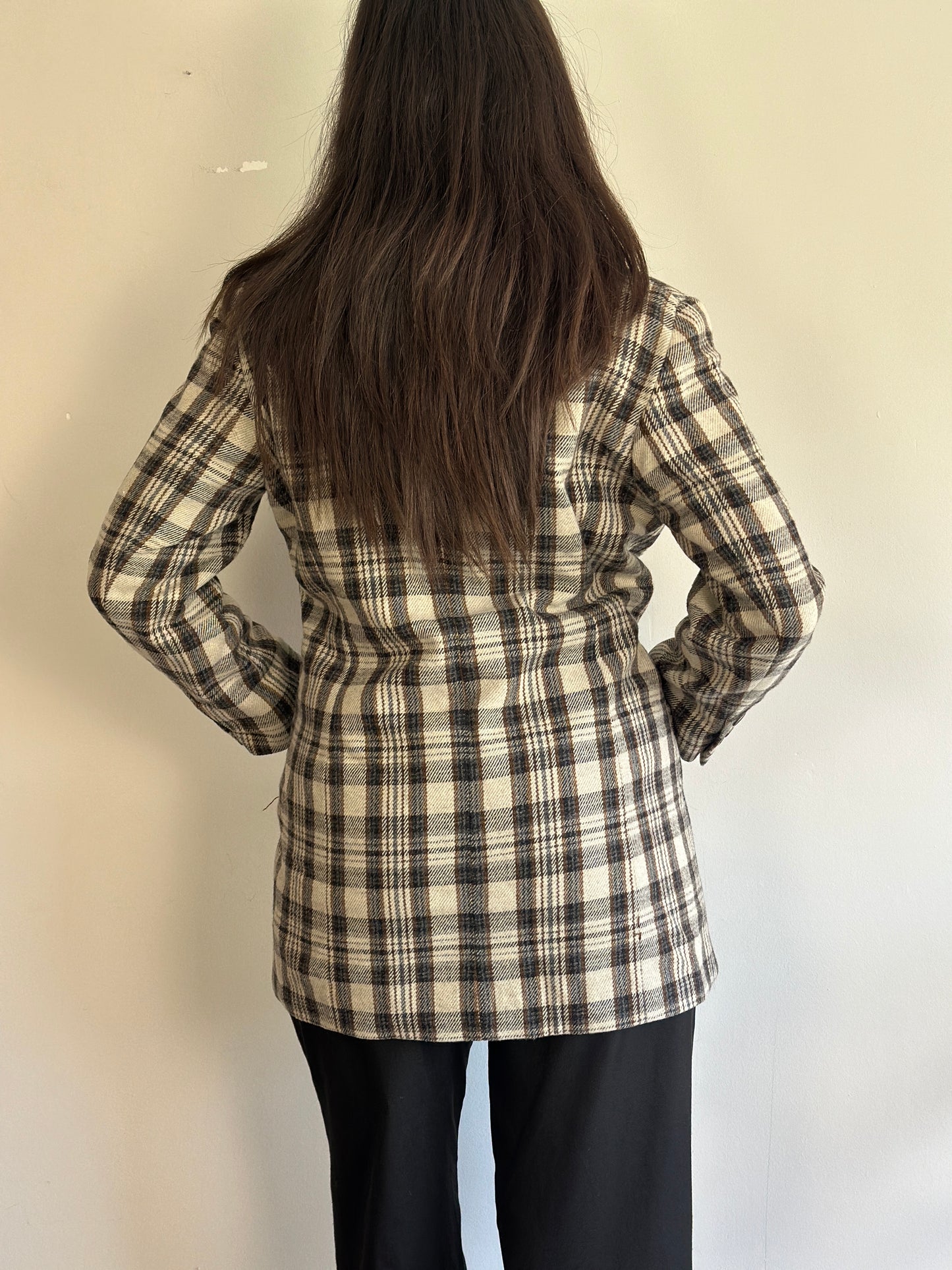Vintage Plaid Blazer