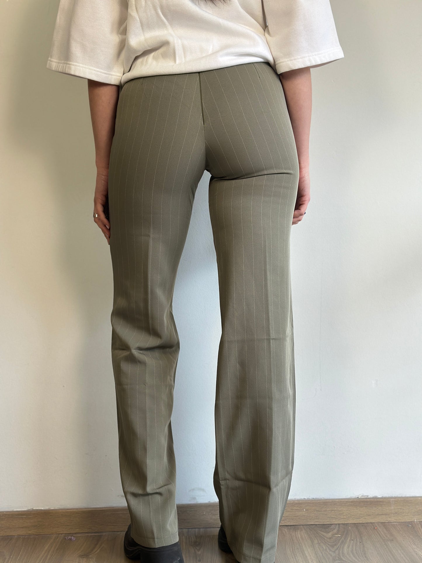 Low Waist Striped Pants