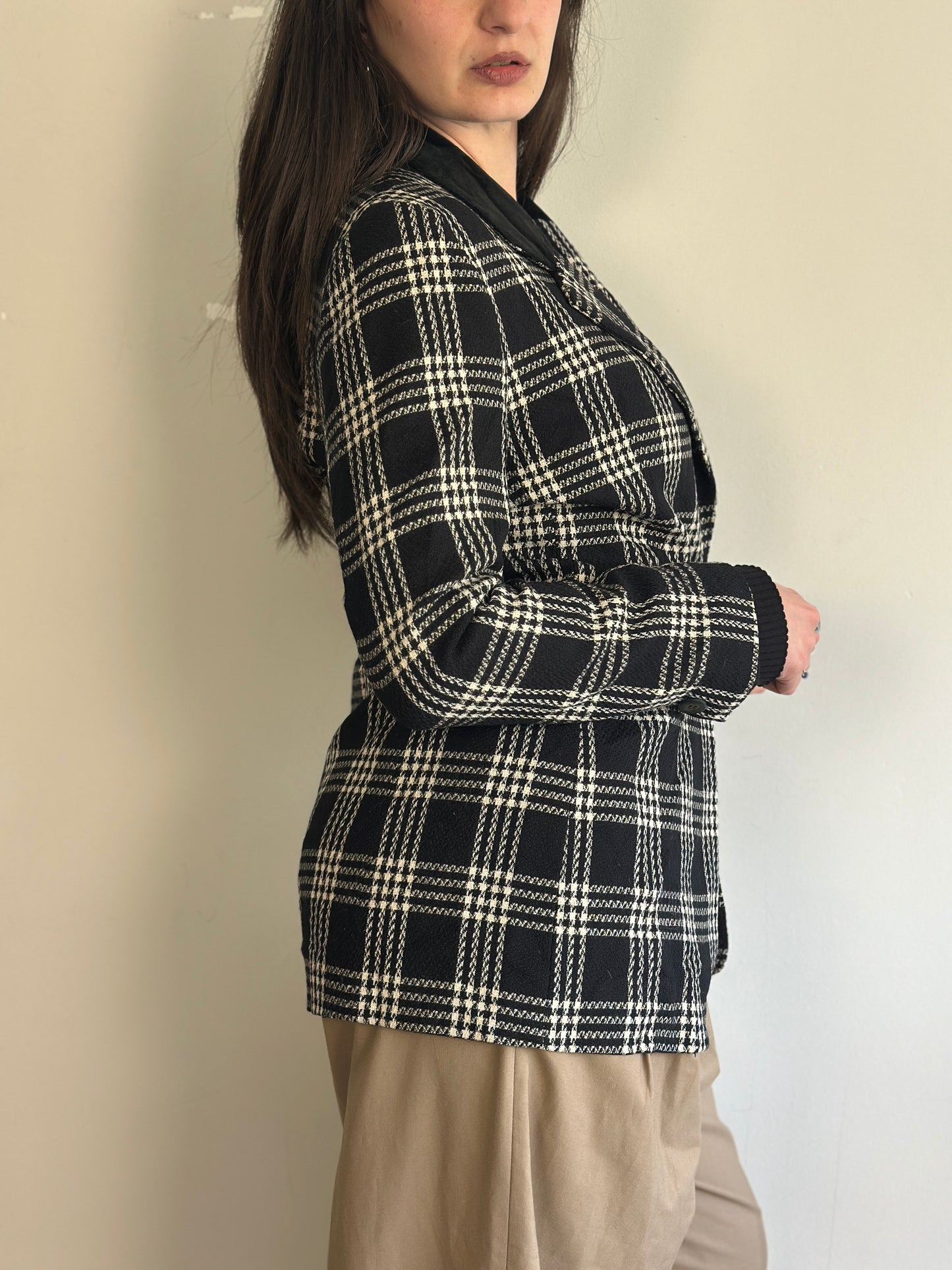 Vintage Plaid Blazer