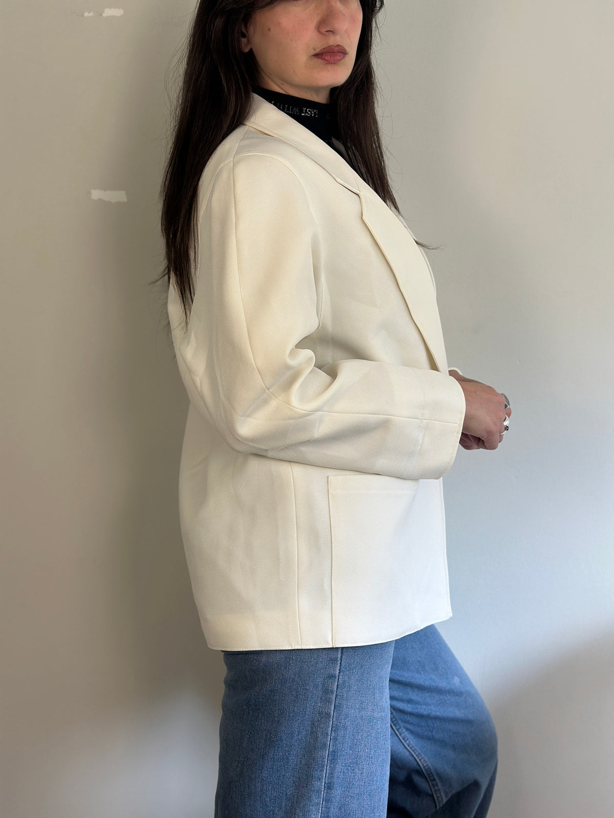 Vintage White Blazer