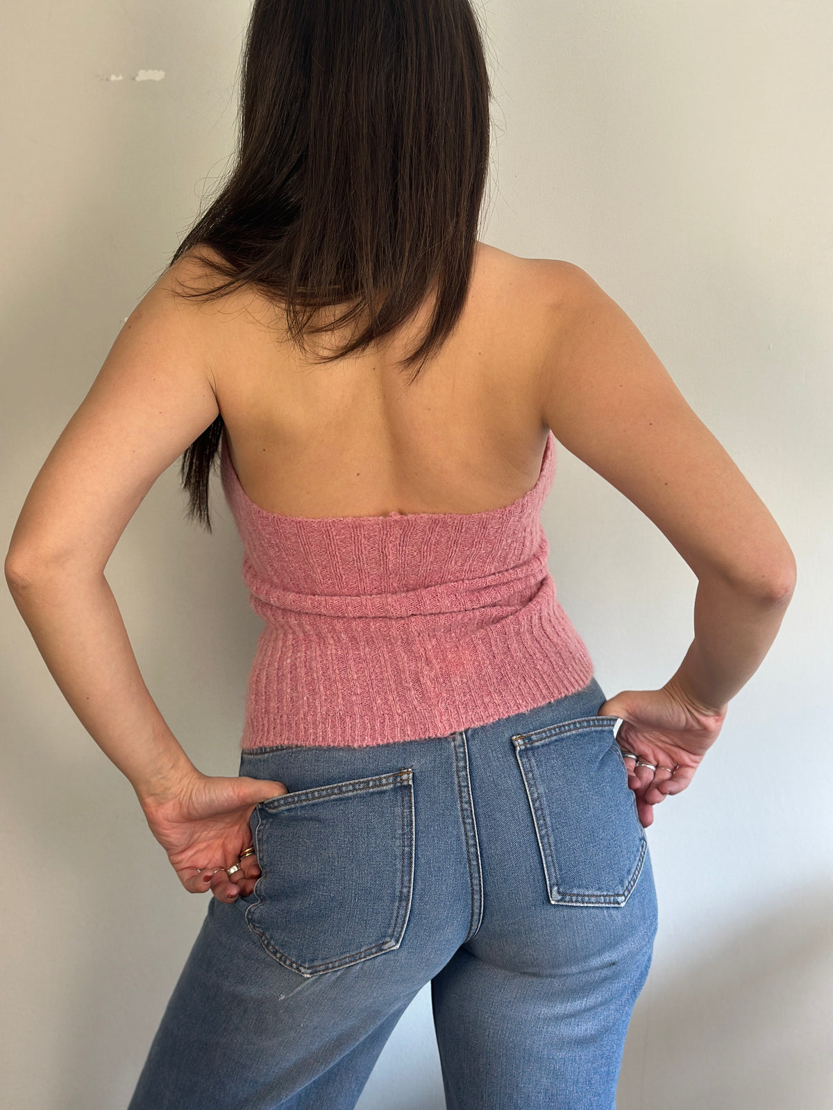 Vintage Halter Wool Top