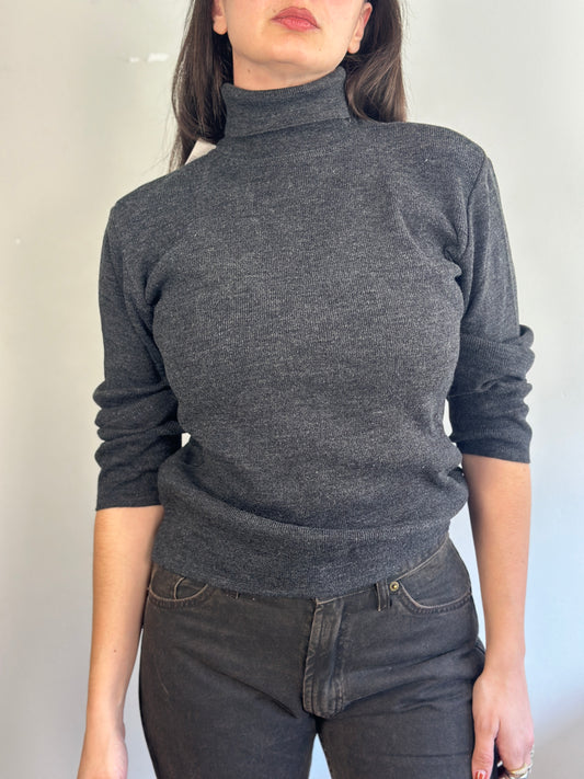 Vintage Grey Turtleneck