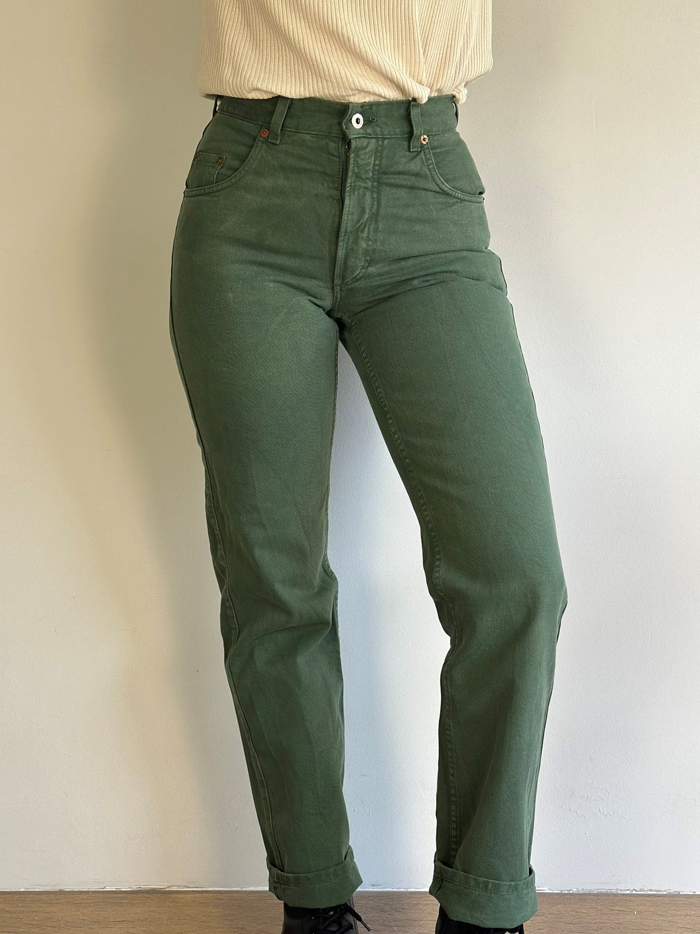 Mustang Olive Greem Denim