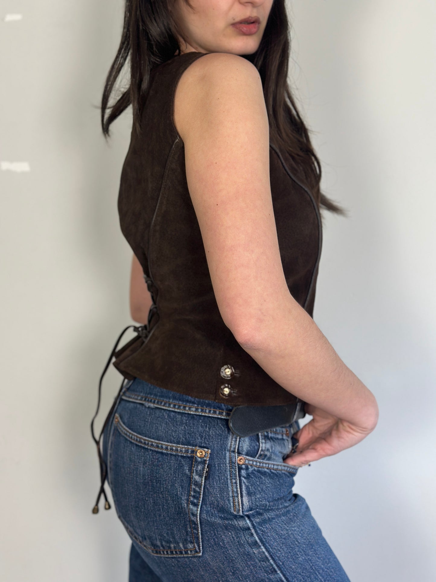 Leather Corset Top