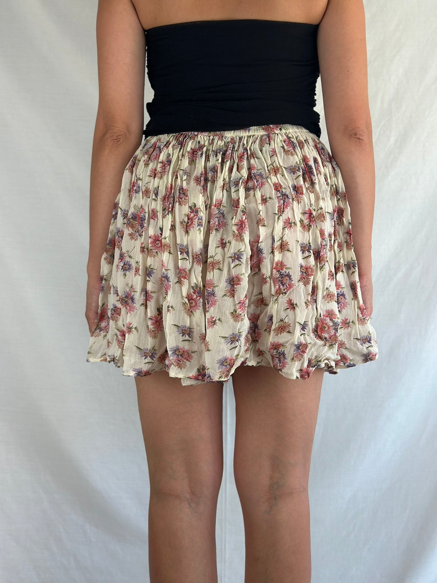 Floral Mini Skirt