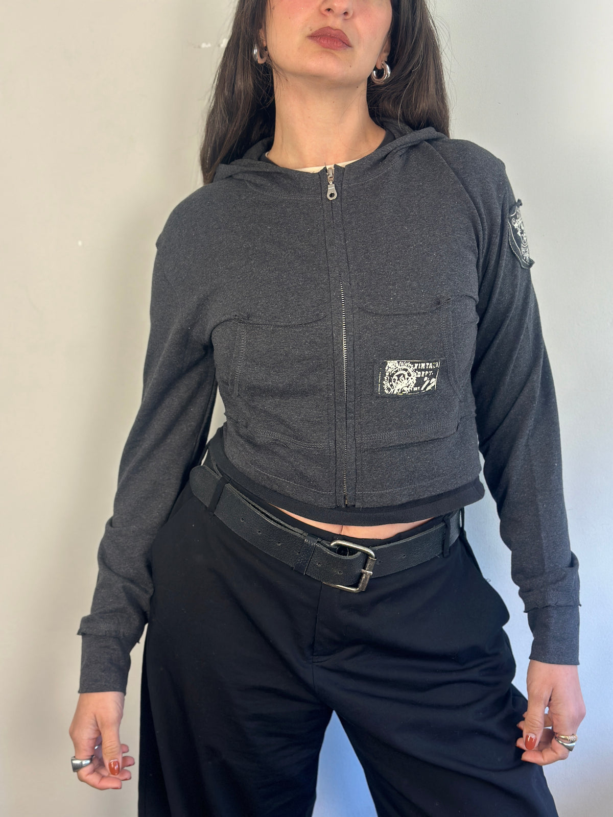 Y2K Cropped Cardigan