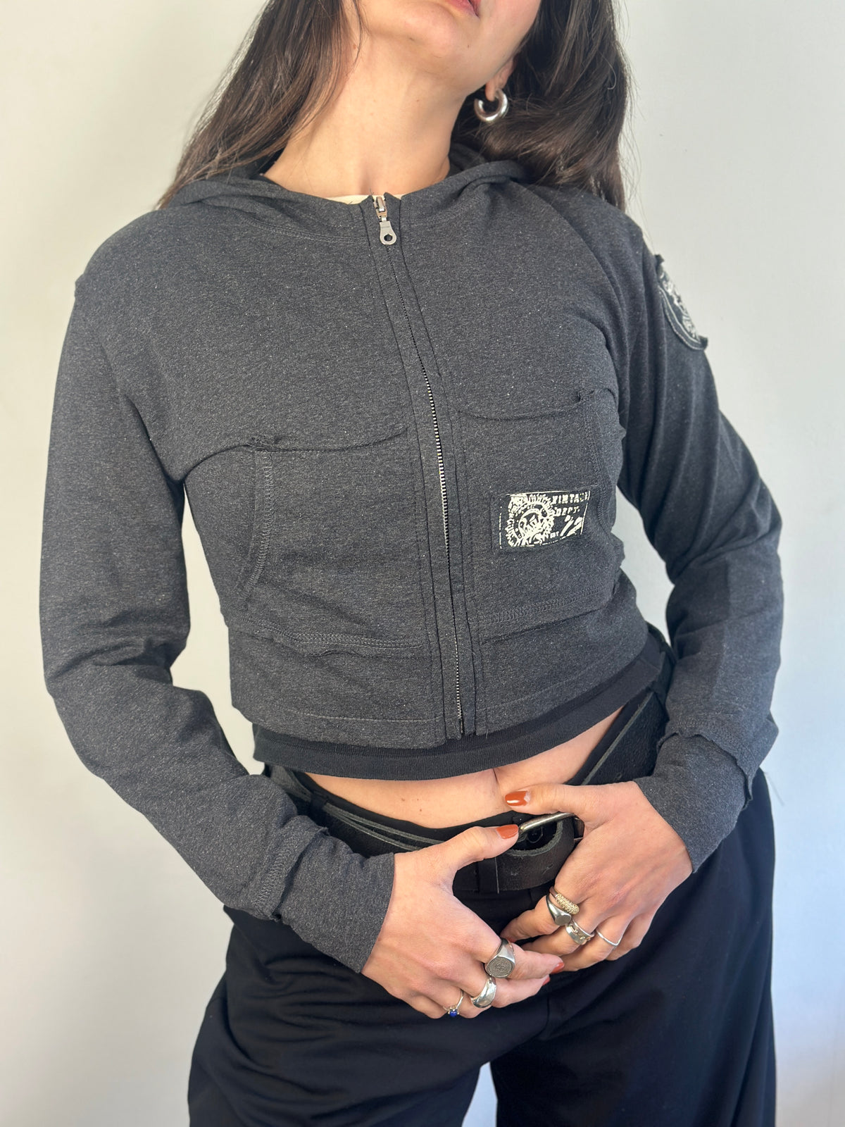 Y2K Cropped Cardigan
