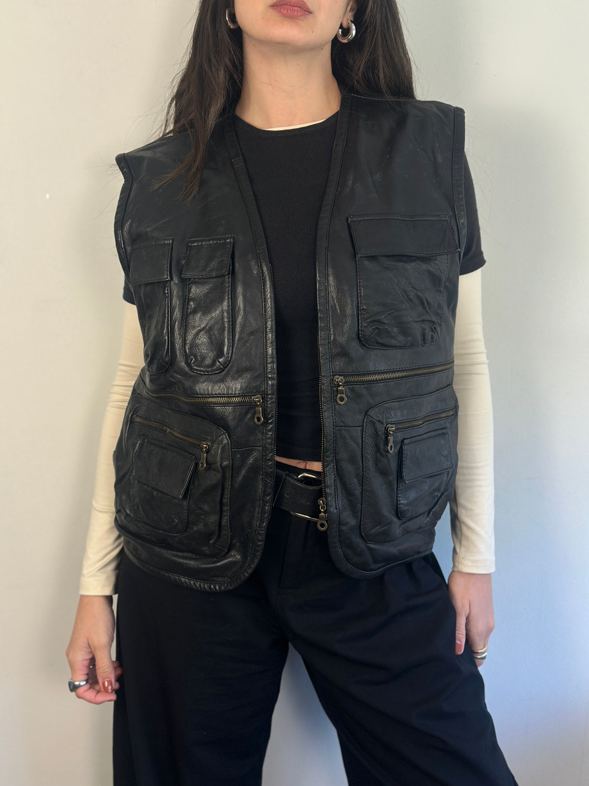 Vintage Leather Vest