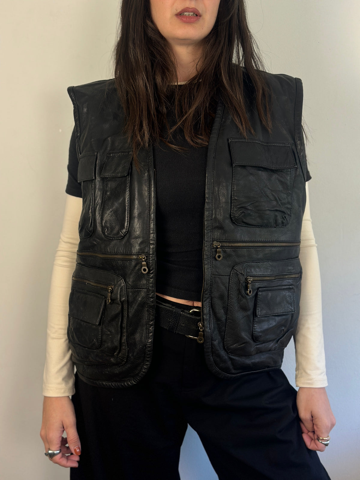 Vintage Leather Vest
