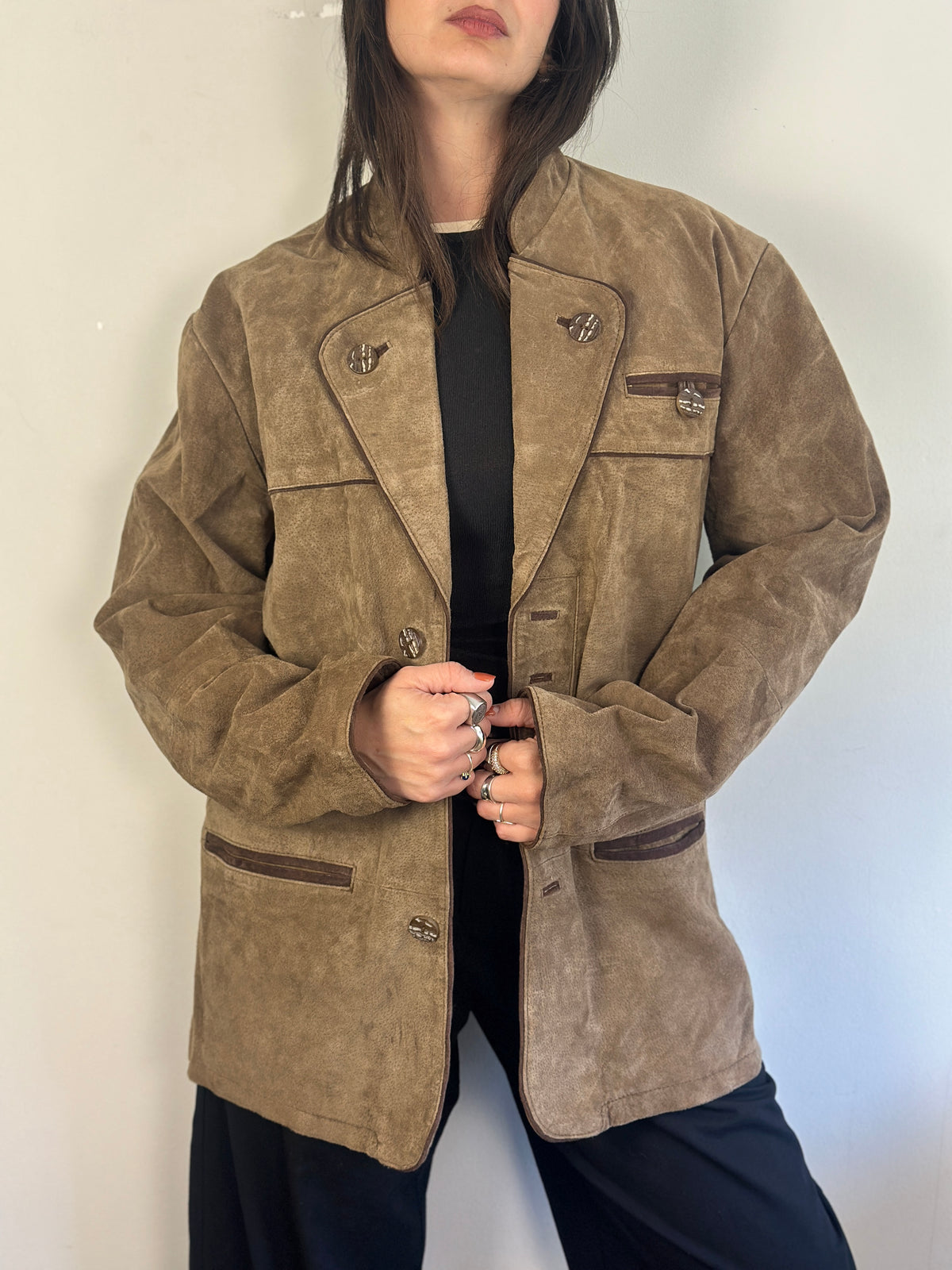 Vintage Suede Blazer