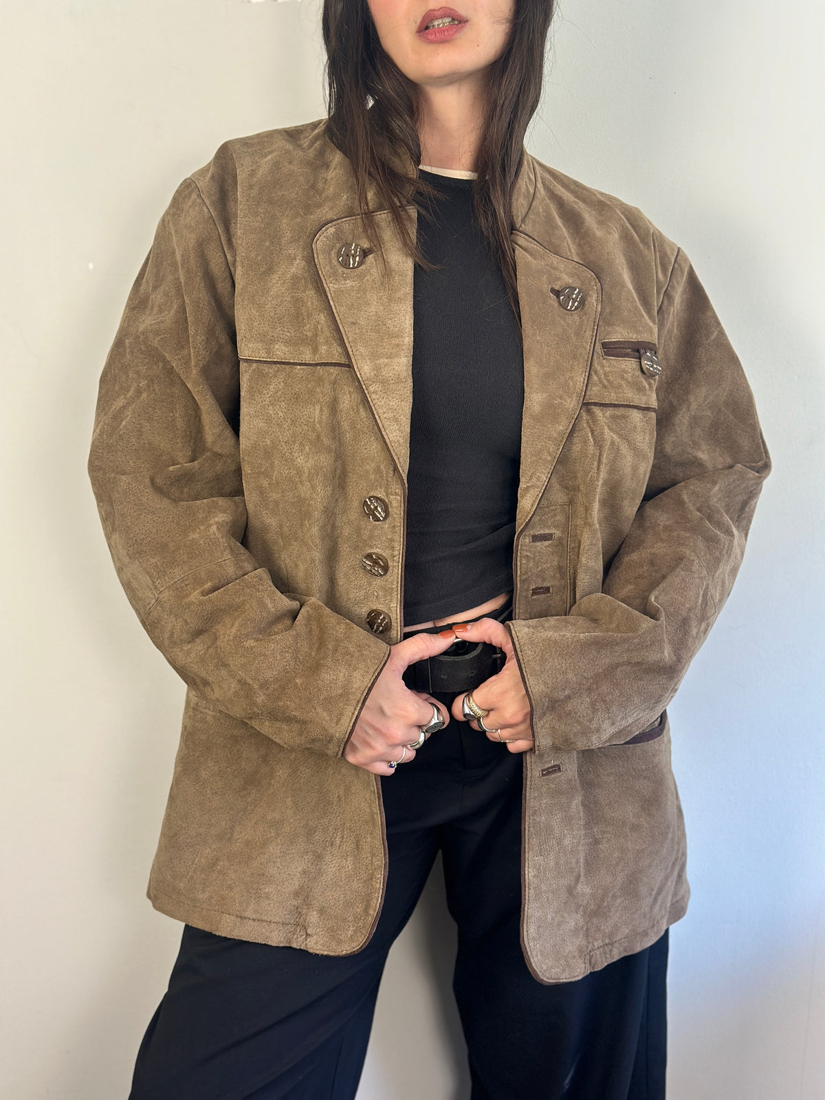 Vintage Suede Blazer