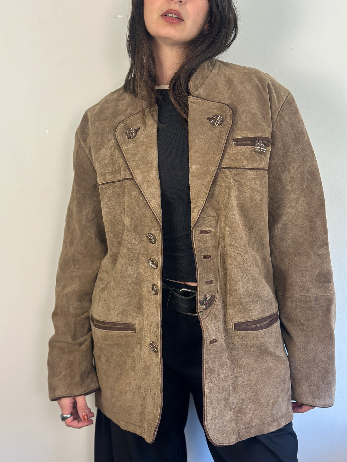 Vintage Suede Blazer