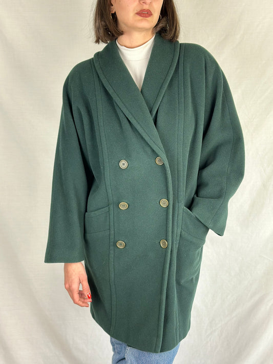 Dark Green Vintage Coat