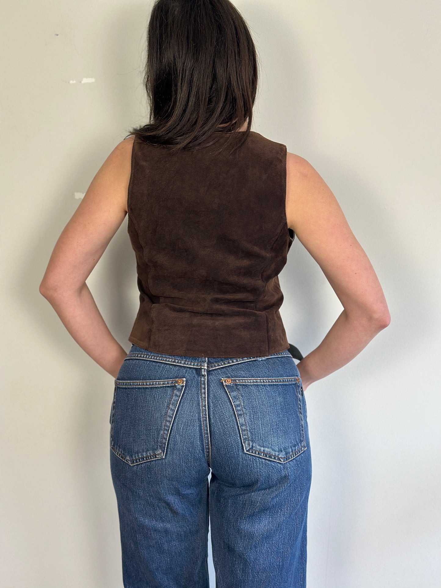Vintage Suede Top