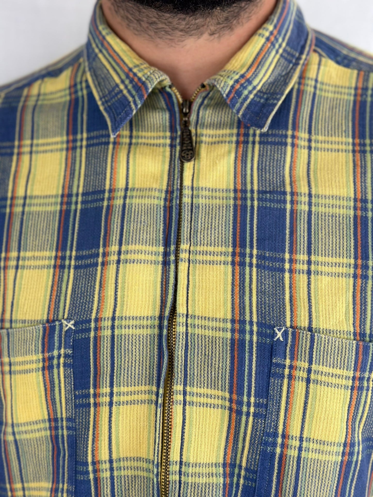 Vintage Shirt With Zipper