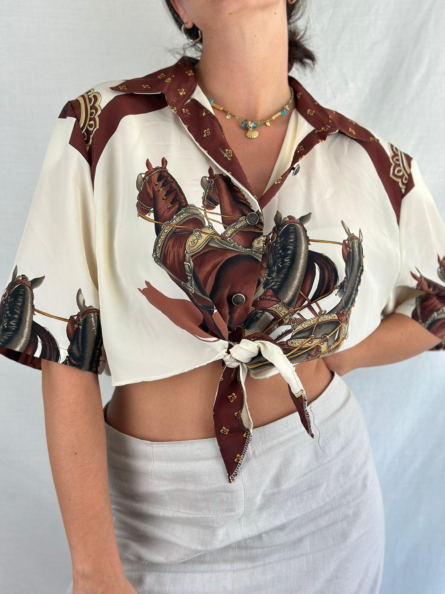 Vintage Cropped Shirt