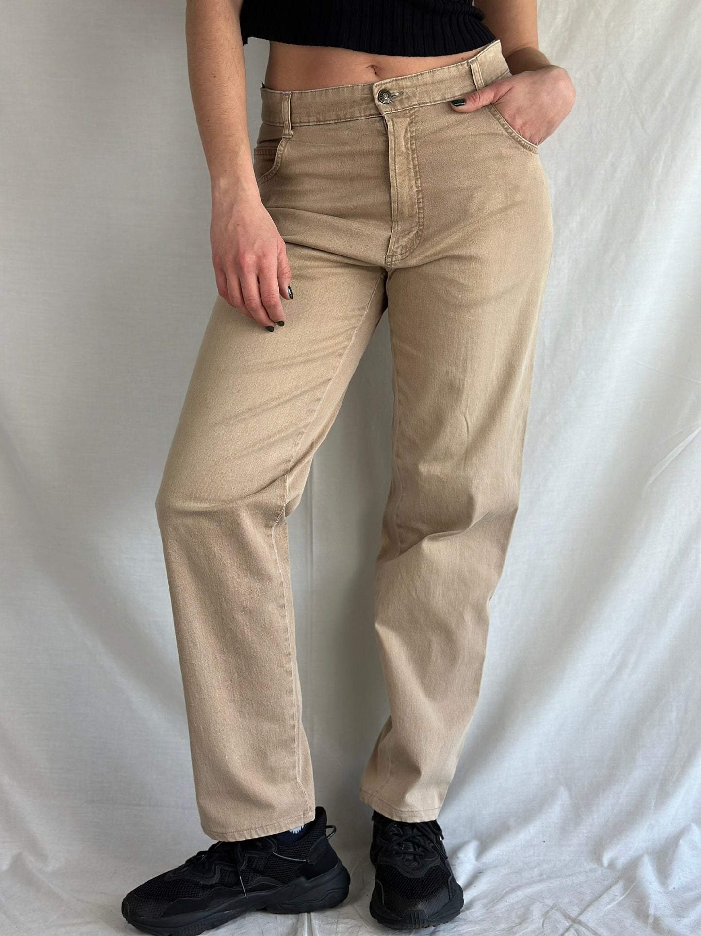 Vintage Beige Jeans