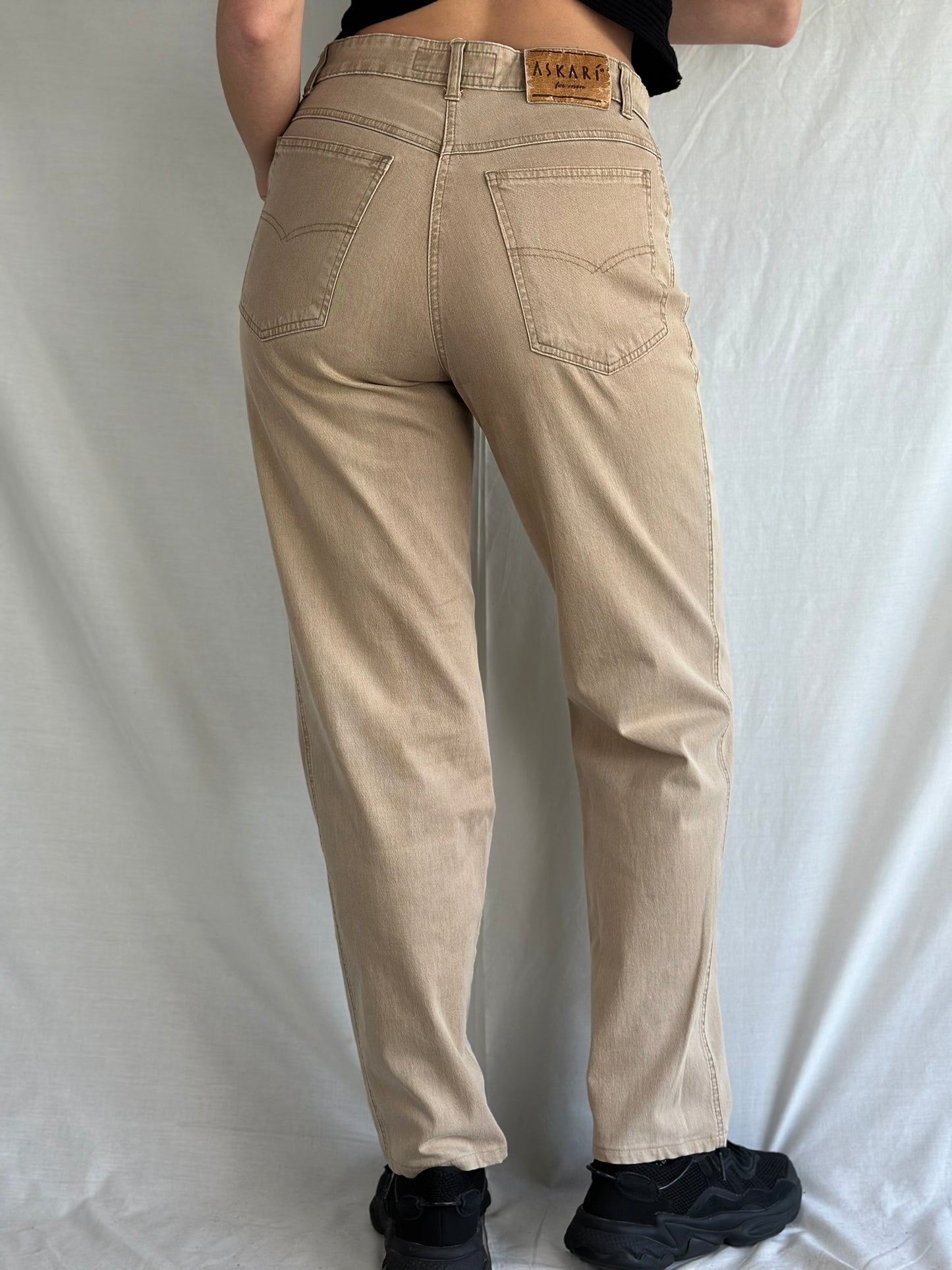 Vintage Beige Jeans