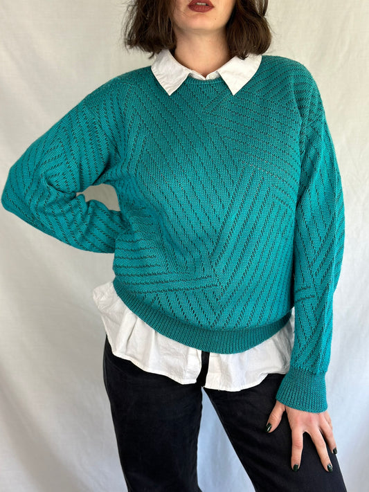 Turquoise Vintage Sweater