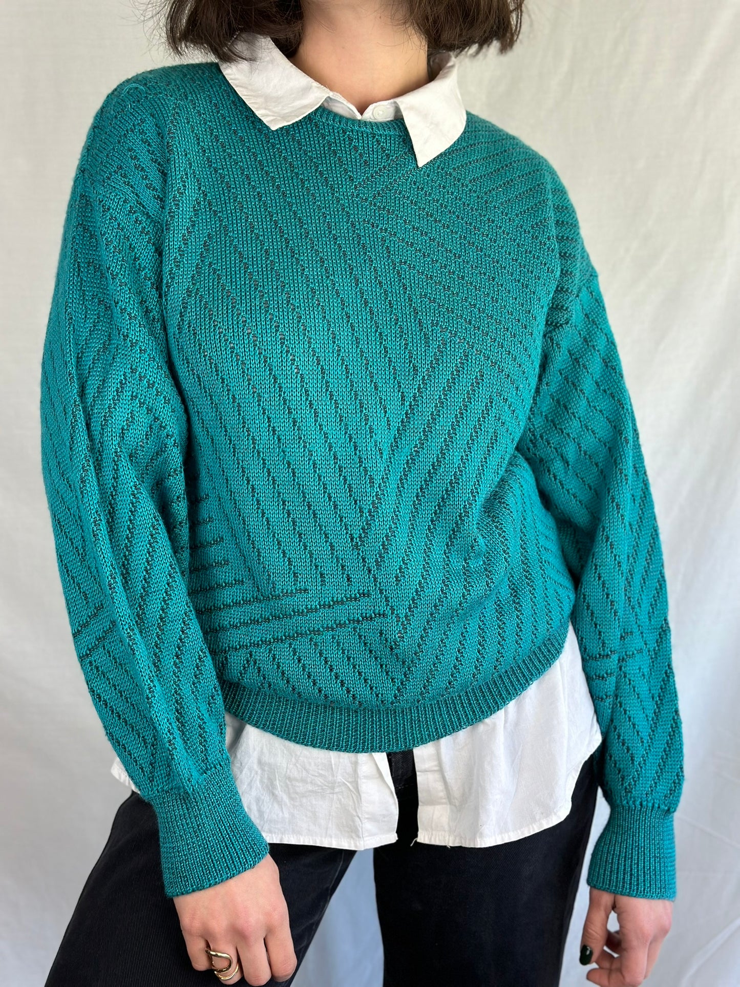 Turquoise Vintage Sweater